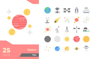 Space Flat Icons