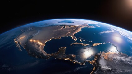 earth in space