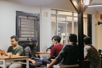 Fototapeta premium activity in the local business