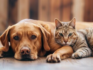 Dog and Cat Best Friends: A Portrait of Unlikely Companionship