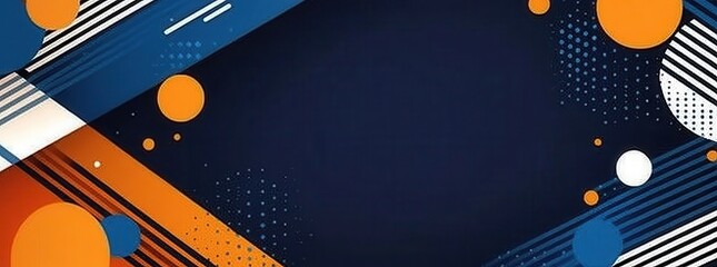 Obraz premium Colorful Abstract Background with Stripes and Circles