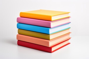 Book publication white background organization.