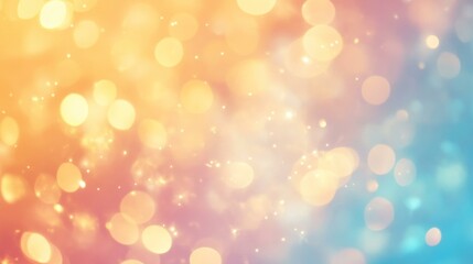 Obraz premium Abstract bokeh background with soft golden and white lights.