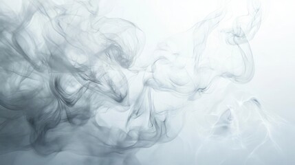 A close-up of steam or smoke with different density and color shades.