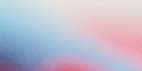 Abstract red and blue texture gradient background, grainy noise gradient