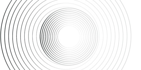 Obraz premium White geometric abstract background overlapping layers on bright space with line effect decoration. Circle style concept modern graphic design element