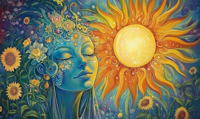 Embrace the essence of the summer sun at its peak with the jubilant celebration of the solstice