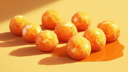 Crispy breaded mozzarella balls ready for frying perfect for appetizers or snacks