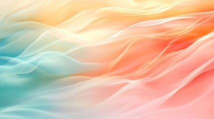 Obraz premium A beautiful, calming image of a soft wave in water with various colors and shades.