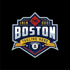 Billiard club Logo Template Design