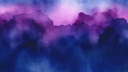 Dark blue and purple watercolor texture creates a vibrant and dynamic background, perfect for various applications, with ample space for text or other elements in the design.
