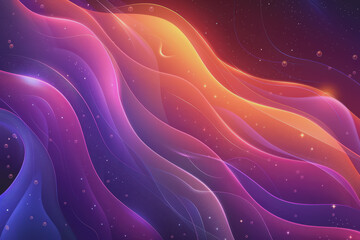 Abstract background of liquid soap bubble shapes on a fluid gradient with shadow and light effect.