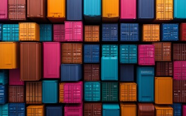 Colorful Shipping Containers