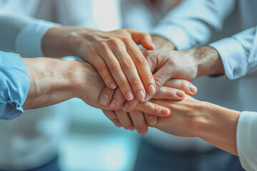 Businessman hands shaking hands, working together, businessman concept for support in the office.
