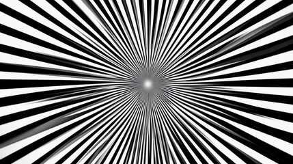 Obraz premium Black and White Spiraling Lines Background Design