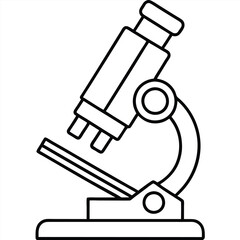 microscope icon vector