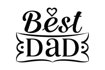best dad calligraphy typography design art 