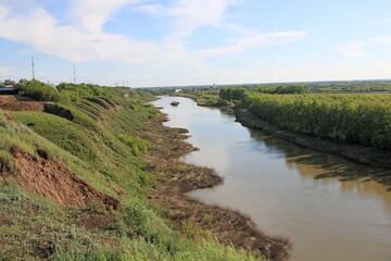 river in the countryside