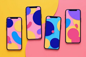 Vibrant Smartphone Wallpapers: Abstract Designs for a Colorful and Creative Screen