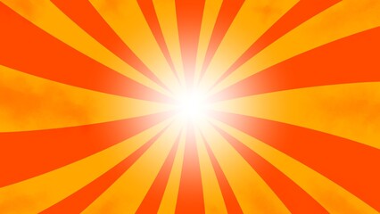 Obraz premium This vector background combines a vintage feel with a mix of warm light orange and calming blue, creating a harmonious balance of energy and calm. The regular vertical line pattern clutters the entire