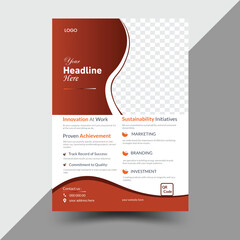 Modern & creative business flyer design.