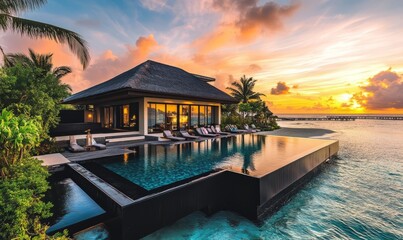 Obraz premium Luxury Travel Magazine Layout