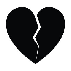 heartbreak broken heart or divorce icons