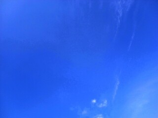 Blue Sky With White Clouds