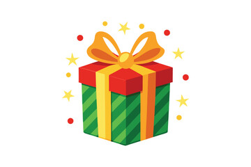 Christmas Gift Box  vector illustration, Christmas Gift Box Vector