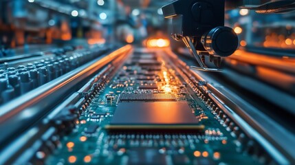 Modern robots and automation process, manufacturing