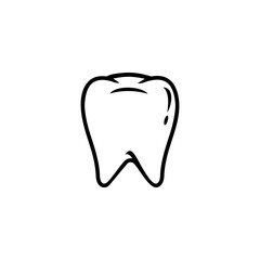 Dental vector on white background 