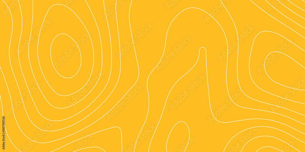 Poster abstract design with seamless pattern with lines topographic map. geographic mountain relief. retro 