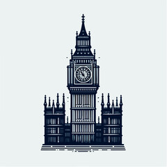 big ben logo illustration