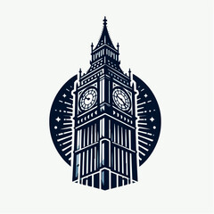 big ben logo illustration