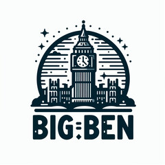 big ben logo illustration