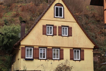 Blick in die Altstadt von Alpirsbach im Schwarzwald
