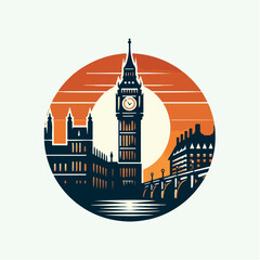 big ben logo illustration