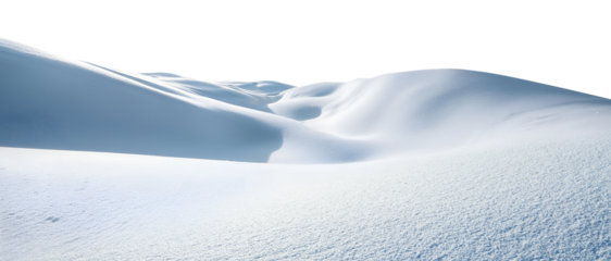 Snowy hills landscape