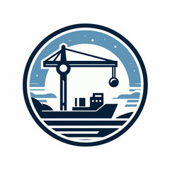 crane logo illustration