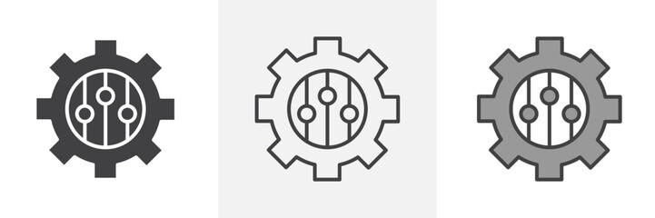 Obraz premium Customized icon in black and colored style.