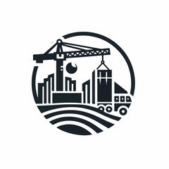crane logo illustration