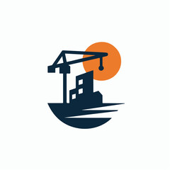 crane logo illustration