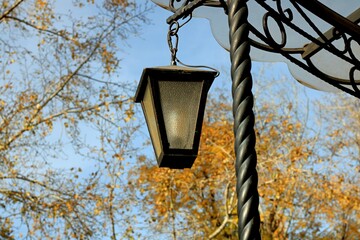 street lamp in the park