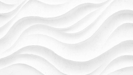 Obraz premium White wave lines abstract background design. Digital white wave curve sculpture abstract graphic poster. white wave curve lines banner background design. White wave modern abstract background design. 