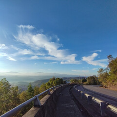Mountain Road with Scenic View