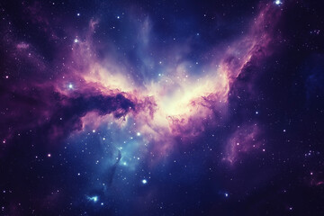 Fototapeta premium Abstract background with stars