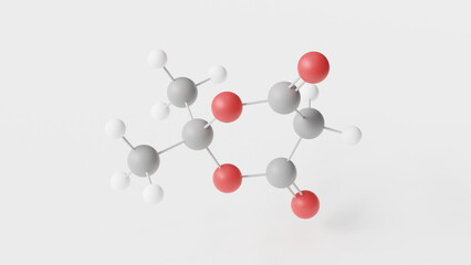 meldrum's acid molecule 3d, molecular structure, ball and stick model, structural chemical formula isopropylidene malonate