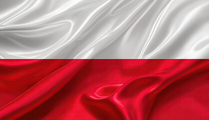 Naklejka premium polish flag for national Day or Independence Day of poland