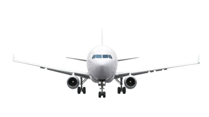 airplane on transparent isolated background (PNG)