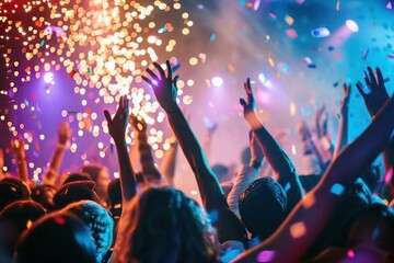 Clubbing club celebrating concert.